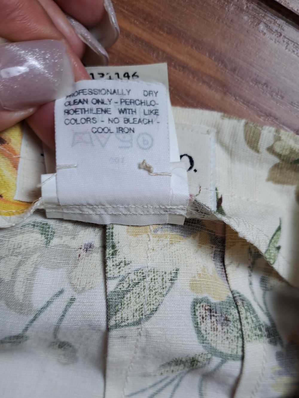 MAX&Co. Active Floral Linen Blend Trousers IT 42 US 2 Made in Italy - Picture 9 of 11